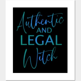 Authentic and Legal Witch, Wicked witch Posters and Art